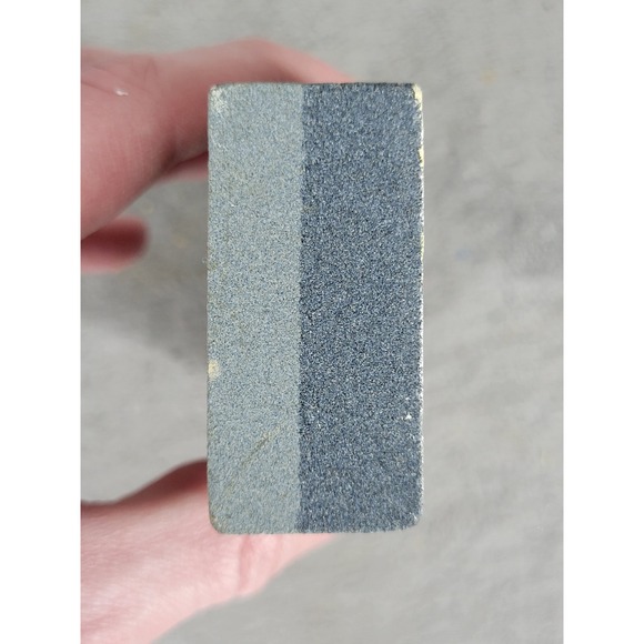Vintage Dual Sided Sharpening Stone 6 Inch Silicon Carbide Combination Oil Stone - Picture 6 of 8
